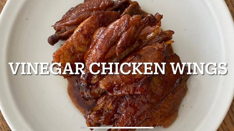 手羽中の黒酢煮 | 簡単レシピ【焼いて煮るだけ！ご飯とビールが進む！】