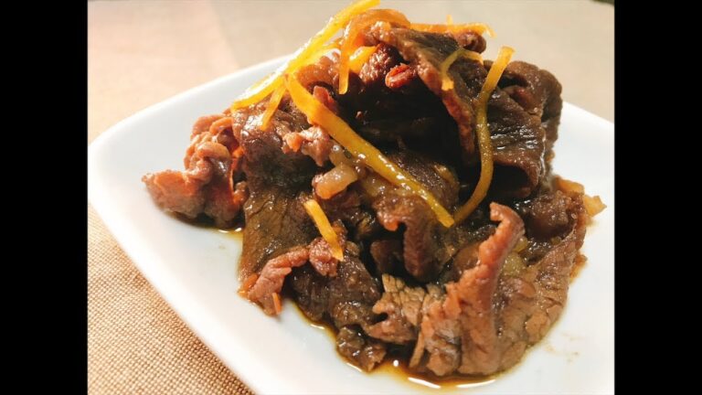 【和食】牛肉のしぐれ煮(Boiled Shigure of beef)【作ってみた】