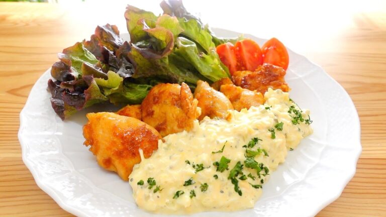 チキン南蛮の作り方｜鶏むね肉｜絶品！タルタルソース｜健康・食事・料理｜Fried chicken with vinegar and tartar sauce｜Chicken breast recipe