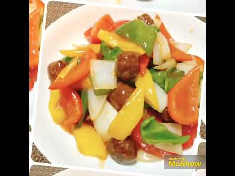 肉団子の甘酢餡