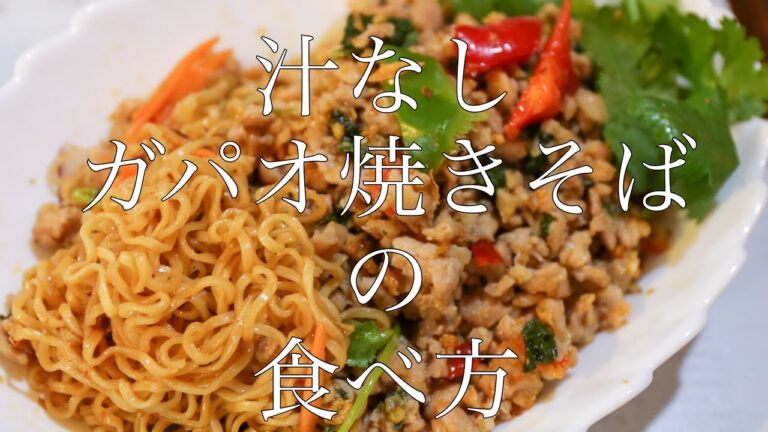 【吉祥寺タイ料理】汁なしガパオ焼きそば | レトルトタイ料理特集＜アジア食堂ココナッツ＞