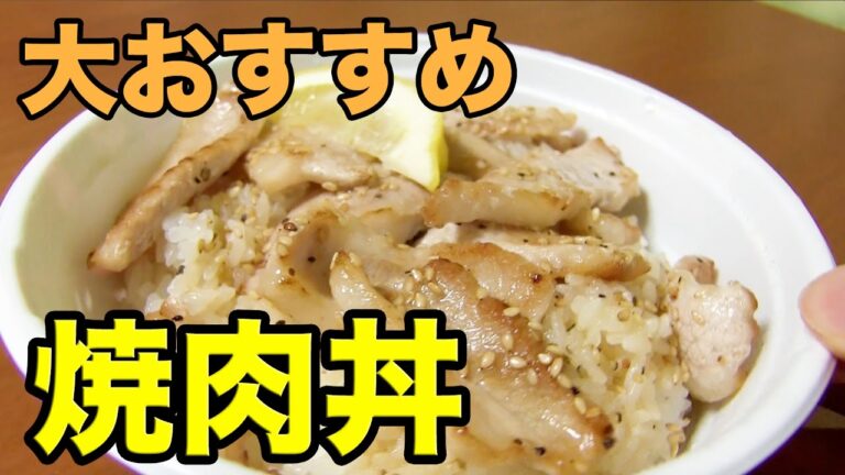 【大おすすめ】激ウマ焼肉丼でお腹いっぱい！【伝説のすた丼屋】