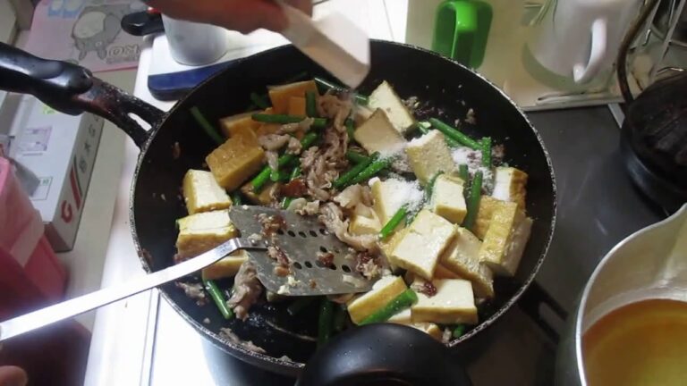 厚揚げと牛肉のスタミナ中華レシピ：全編