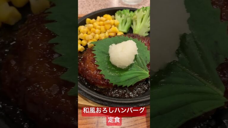 和風おろしハンバーグ定食　#グルメ #food #ハンバーグ