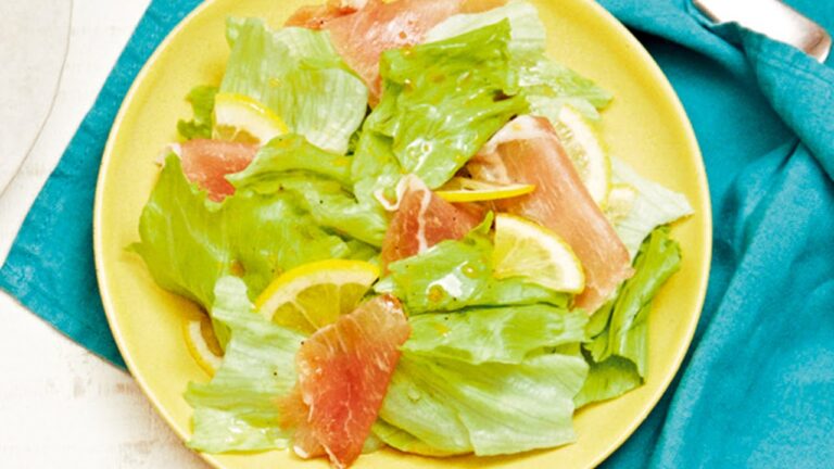 生ハムとレモンのサラダ