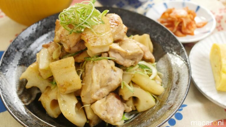 ピリっと香る！ れんこんと 鶏もも肉の 柚子胡椒 炒め のレシピ 作り方