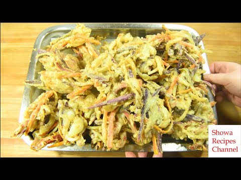 我が家の庶民的かき揚げ【2月のスペシャルレシピ1】