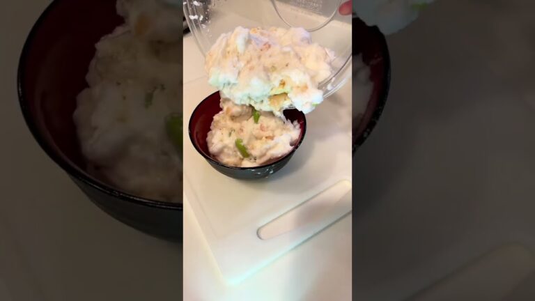 【ダイエット】25kg痩せた時に食べてた海老しんじょの茶碗蒸し風🥰#レシピ #ダイエット #shorts