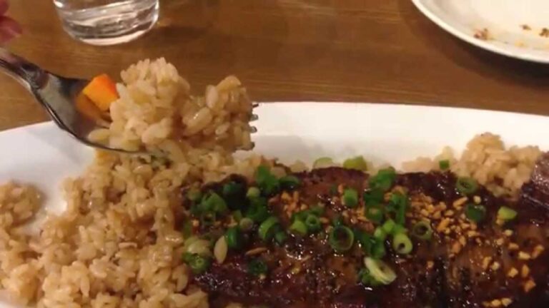 銀座ライオン メニュー ステーキガーリックピラフ Ginza Lion menu steak garlic pilaf