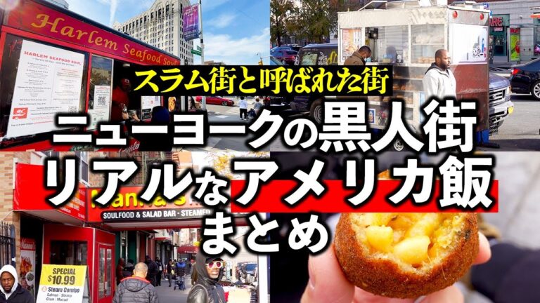 スラム街と呼ばれた黒人街のアメリカ飯！コロナ禍ニューヨークにある「ハーレム」で食べた屋台めし＆グルメまとめ