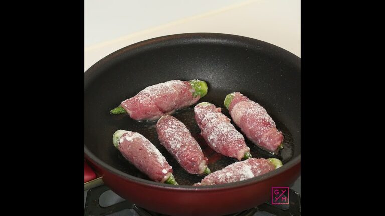 GYYMレシピ／鉄分を補う「オクラの肉巻きポン酢」
