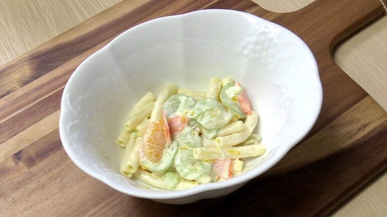 【手軽に家庭で作れる介護食】マカロニサラダ（常食）｜訪問歯科ネット