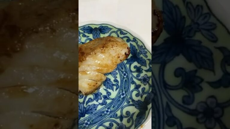 鱈のムニエル、バター醤油味