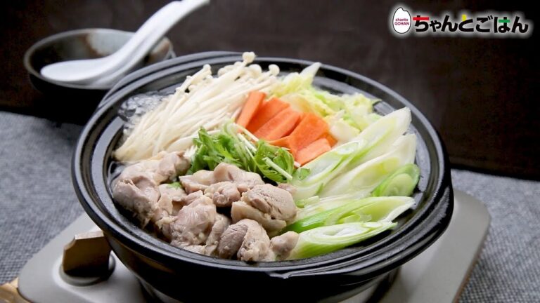 【動画レシピ】白だしで簡単！具だくさん寄せ鍋