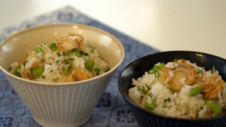 【UNILLOY】枝豆入り♪ホタテと生姜の炊き込みご飯～野菜ソムリエ清野朱美先生のお料理教室