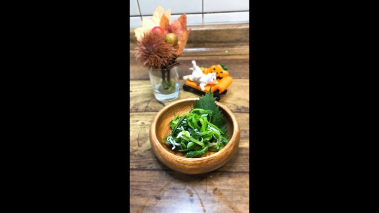 ★簡単レンチンほうれん草★あく抜きは忘れずに！