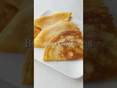 【家でも簡単】バタークレープ / Butter Crepes