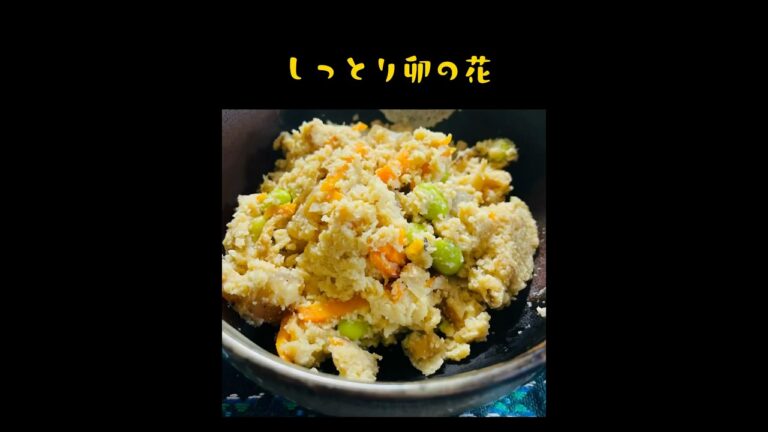 【しっとり 卯の花】あいおいの道の駅で美味しいおからを手に入れたので家にある材料で作ってみた！『再投稿』콩비지 #shorts #北海道 #料理