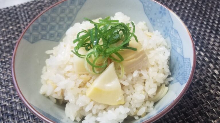 【旬の食材】採れたてたけのこ!! たけのこご飯　～How to make bamboo shoot rice～