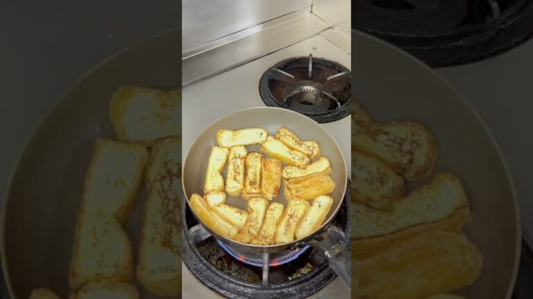 女将の油揚げとエリンギのガリバタ焼き #shorts