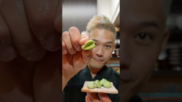 プロの茹でる【そら豆】が完璧な火入れ加減だった！