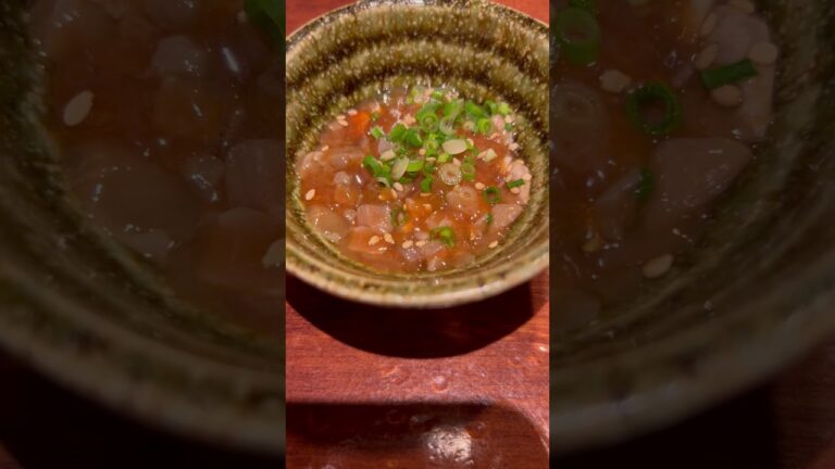 カツオではなく、マグロの酒盗。