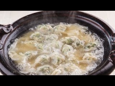 小松菜のスープワンタンのレシピ　|　料理サプリ