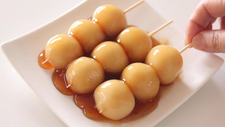 【豆腐で簡単！】みたらし団子の作り方