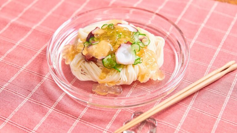 たこの梅ジュレそうめん