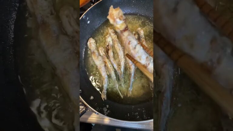 昨夜の夕飯♪ししゃもフライ😋