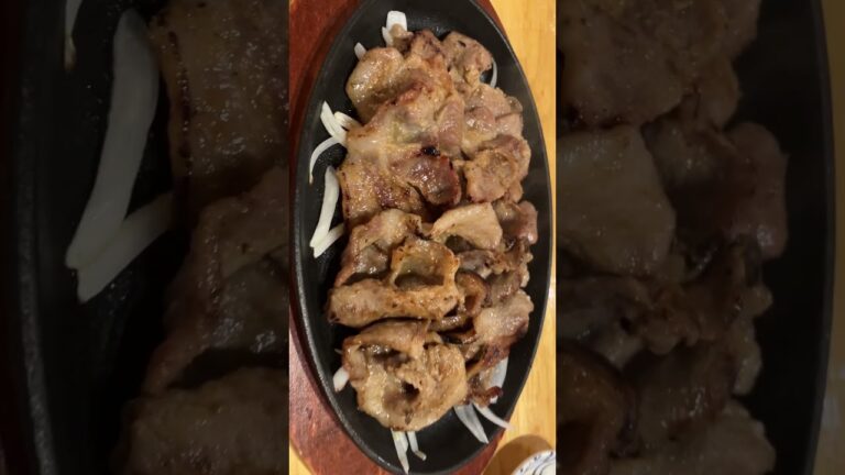 豚肩ロース金山寺味噌漬け焼き美味しい。白ご飯が進みます。足立区竹の塚韓焼酒場あよんちゃん。