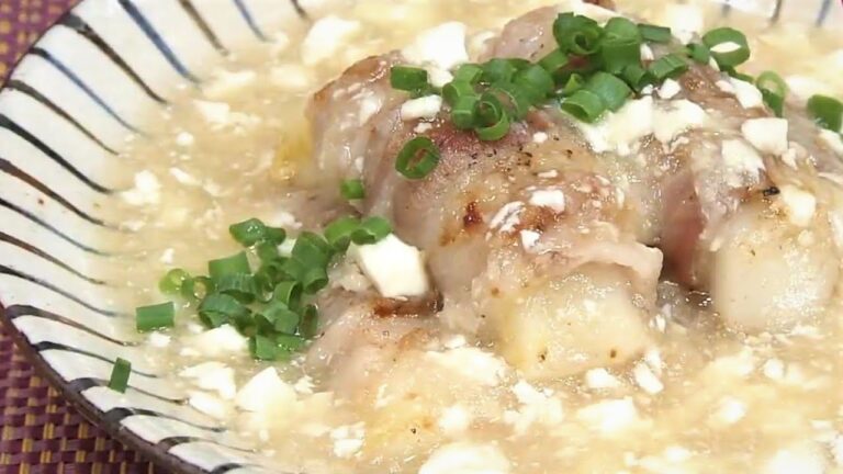 もち豚みぞれあん