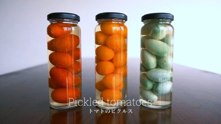 【ピクルス】トマトピクルスの作り方 -pickled tomatoes- [vegan]
