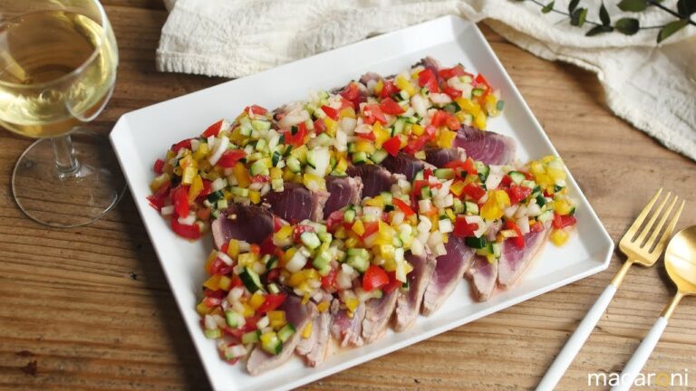 彩り野菜のイタリアンカツパッチョ のレシピ 作り方