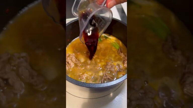 【半年で-10kg】簡単ユッケジャンスープ