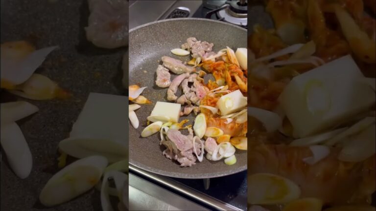 豚キムチ餅チーズ レシピはコメント欄に記載 #shorts