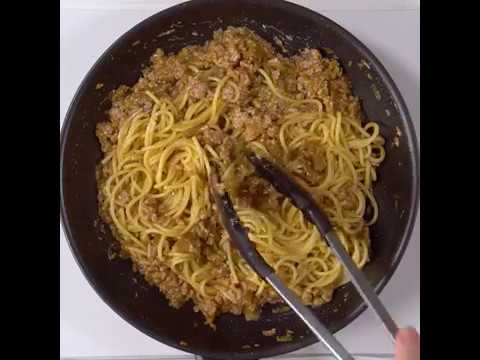 ごまが香る♪  担々麺風お手軽パスタ ｜ moguna[モグナ]