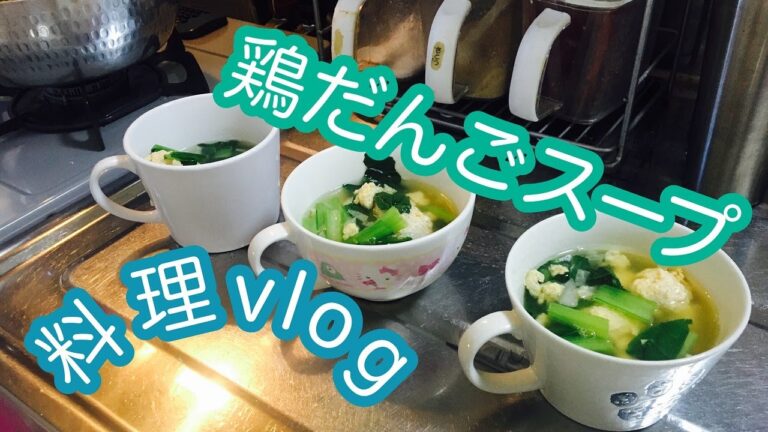 【料理vlog】りりか鶏団子スープvlog