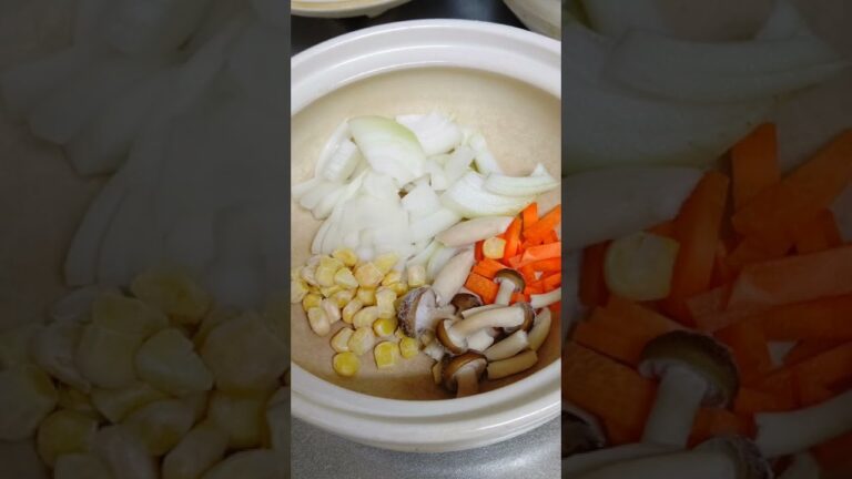 No.1 熱々 カレー雑炊 材料は概要欄