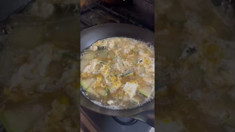 マンチカン　北京鍋で作る冬瓜の卵スープです♪                     #cat