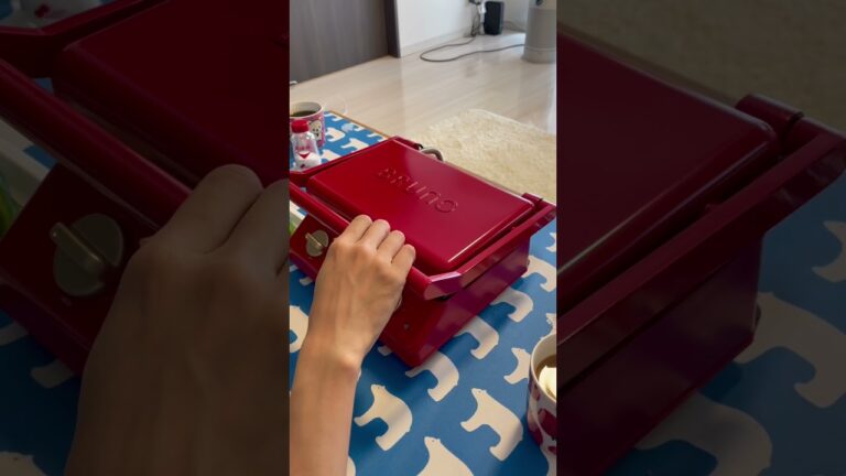 ブルーノ　グリルサンドメーカー　初ホットサンドが出来上がった件👏