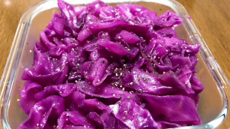 イギリス料理・紫キャベツの蒸し煮の作り方・レシピ