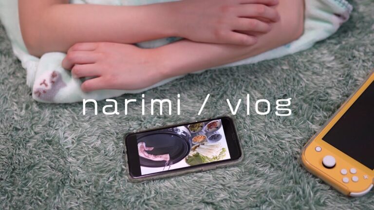 【vlog】サムギョプサル（意外と簡単に作れちゃうって知ってた？）｜お試し副音声｜