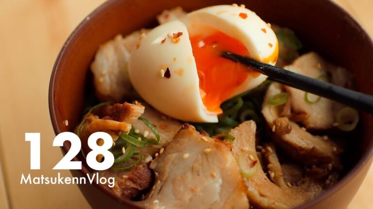 【コストコ】絶対に失敗しないトロトロ半熟煮玉子(チャーシュー丼)の作り方｜コストコめし【VLOG#128】