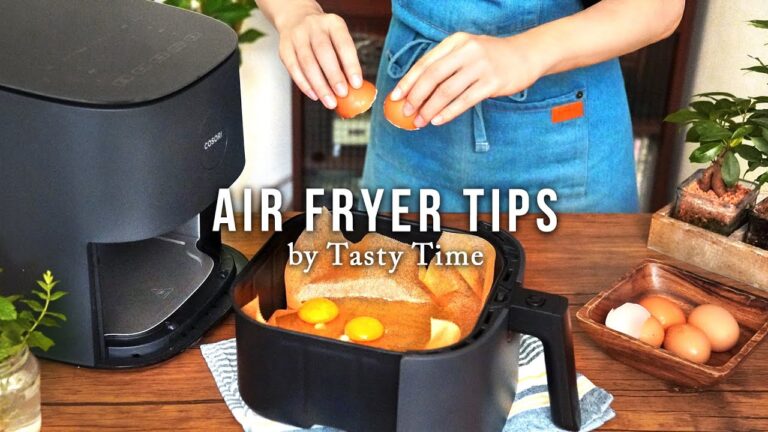 ノンフライヤーで作る簡単で美味しい朝食5選／1週間の朝食レシピ／AIR FRYER BREAKFAST IDEA／COSORI