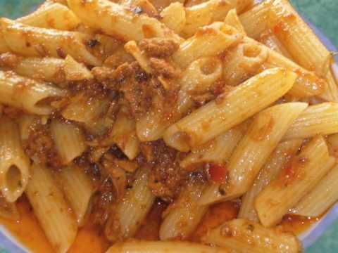 ツナ缶のペンネ