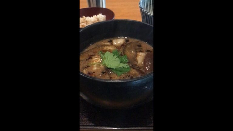 柏庵　茄子と豚肉のつけ蕎麦