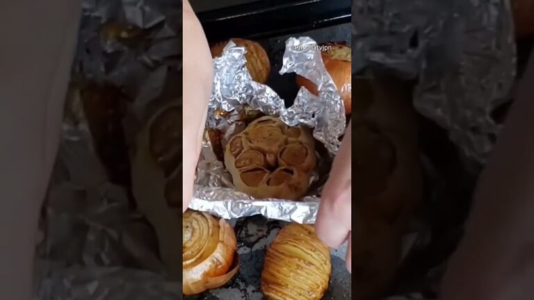 #Shorts Roasted garlic 7  にんにくのオーブン焼き