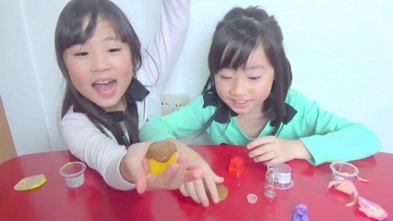 プチぷにゼリー、プチぷにプリンandコーヒー牛乳スライムであそんだよ。