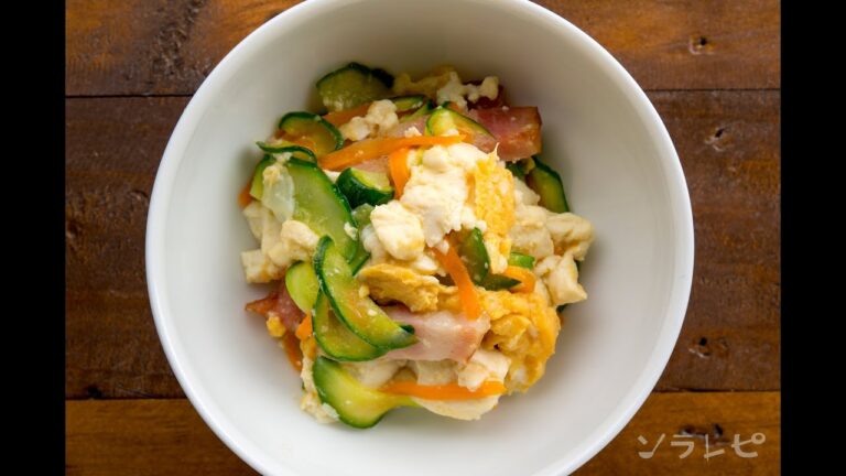 数秒でわかる「きゅうりチャンプル」の作り方